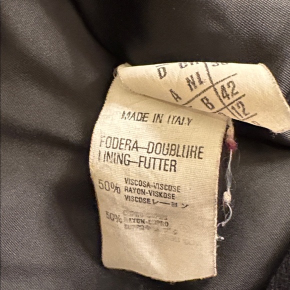 Missoni Donna black made in Italy mostly wool coat size 8 - Picture 12 of 14